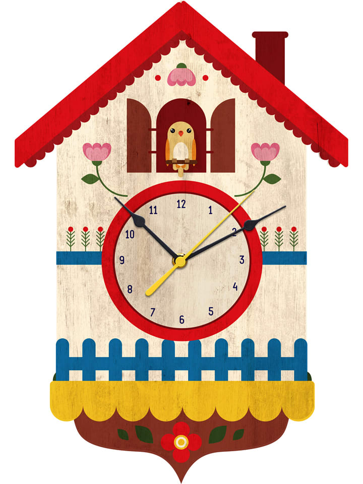 The Wild Hug Wanduhr 