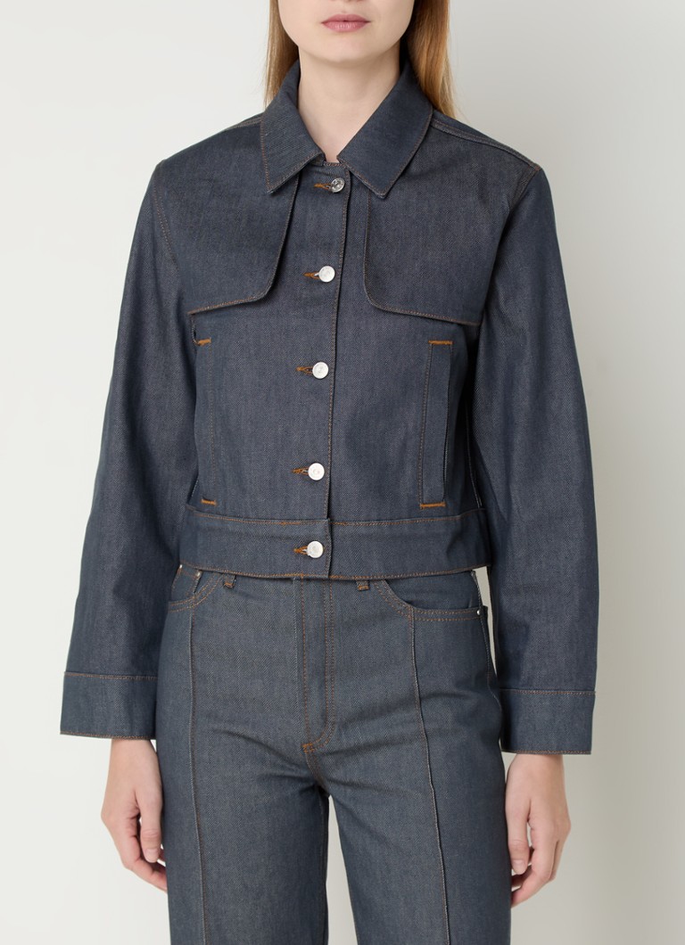Camicetta in denim Claudie Pierlot con tasche laterali