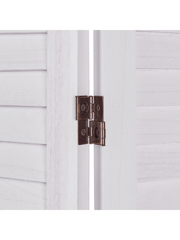 Beliani Paravent AVENES in Weiß - (W) 163 x (H) 170 x (L) 2 cm günstig kaufen onesize
