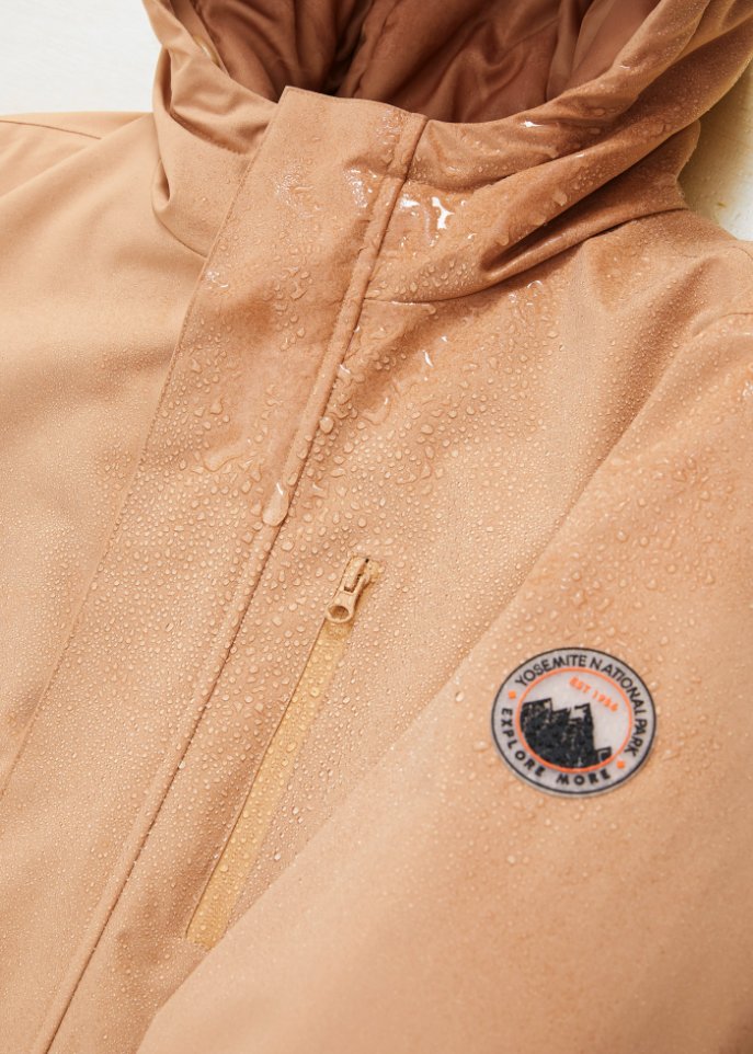 Hybrid-Thermo-Outdoorjacke mit Steppfutter