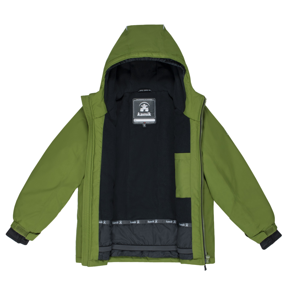 Kamik Finn Winterjacke dunkelgruen