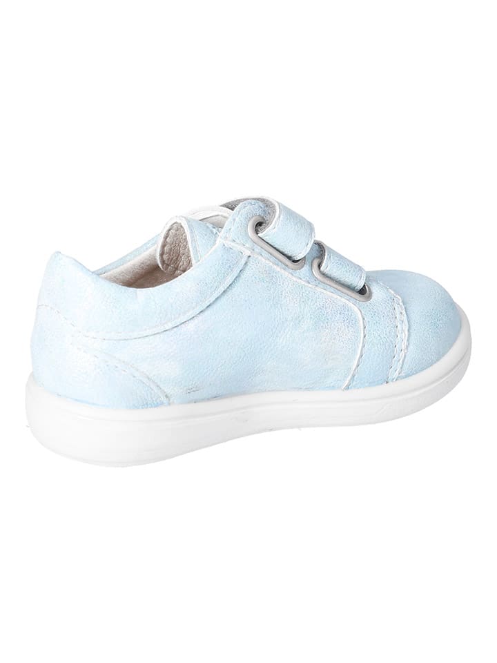 PEPINO Leder-Sneakers in Hellblau günstig kaufen