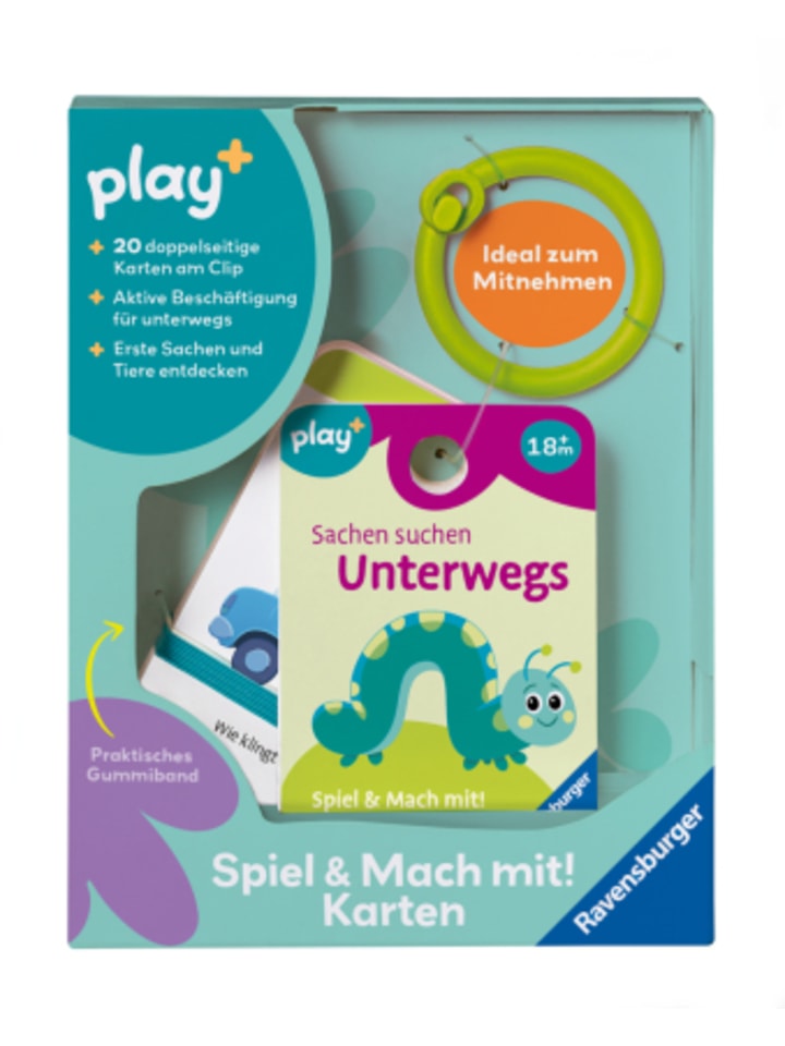 Ravensburger Verlag GmbH Spielzeug - Play  Spiel & Mach mit! Karten: Sachen suchen: unterwegs günstig kaufen onesize