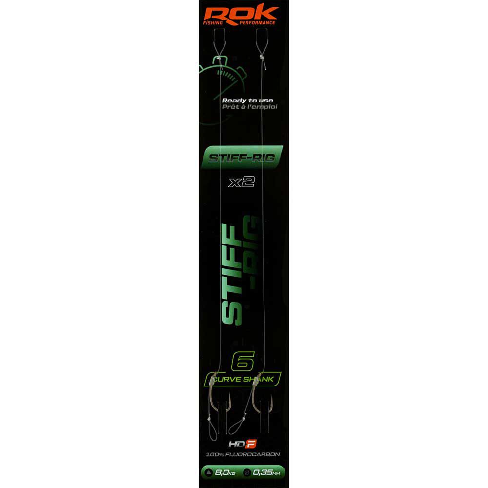 Bas de Ligne Rok Stiff Rig Curve Shank (x2)