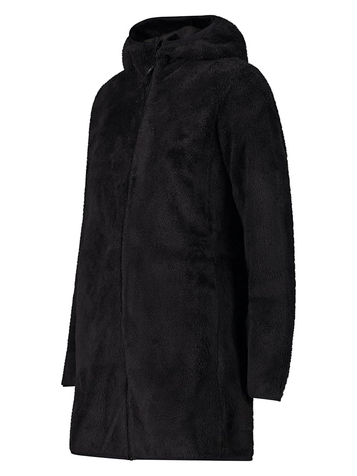 CMP Fleecemantel in Schwarz günstig kaufen
