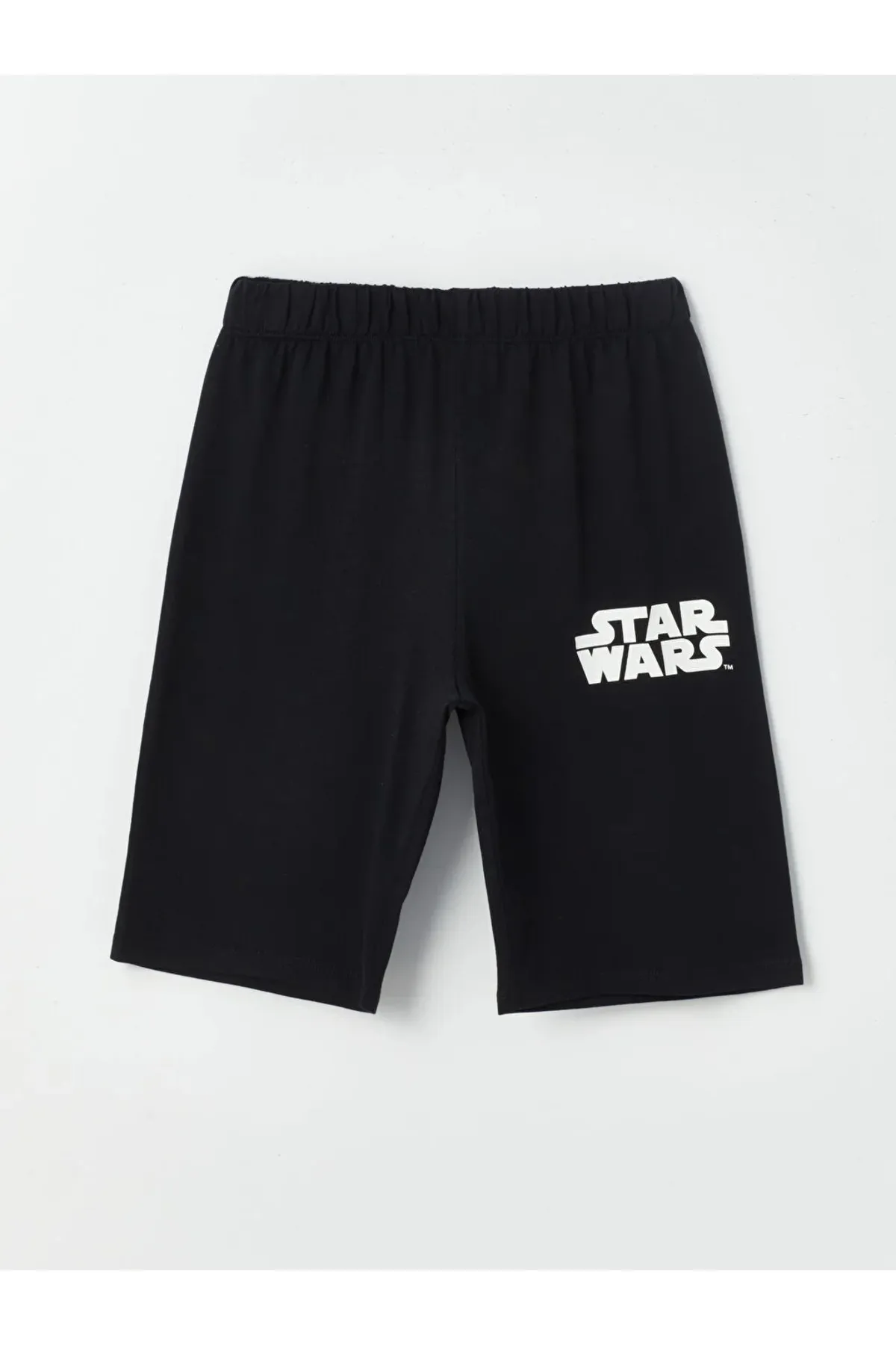 LC Waikiki  LCW Kinder-Pyjama-Set mit Rundhalsausschnitt, Star Wars-Motiv, kurzärmelig und Shorts