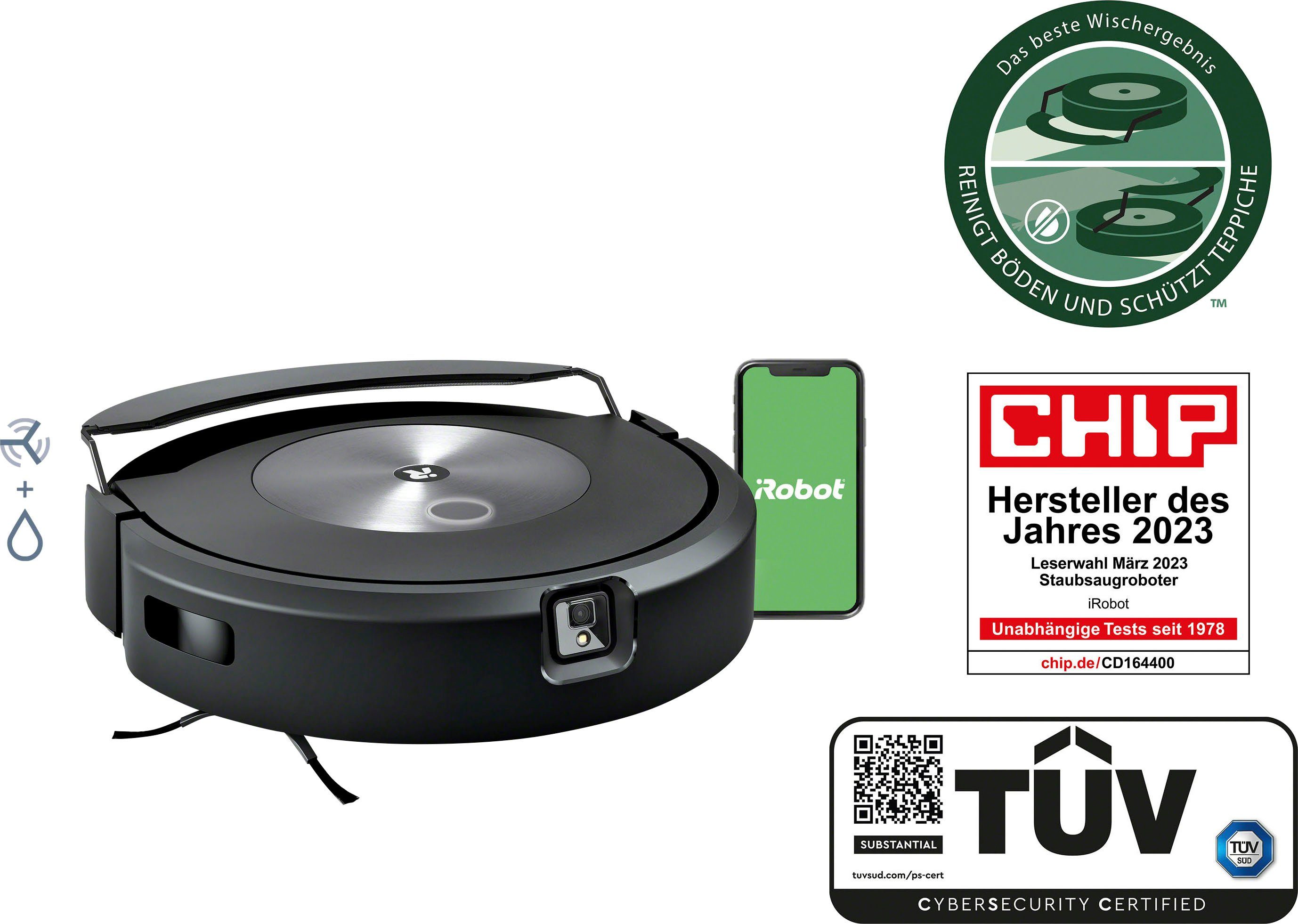 iRobot Saugroboter Roomba Combo j7 (c715840), Saug- und Wischroboter