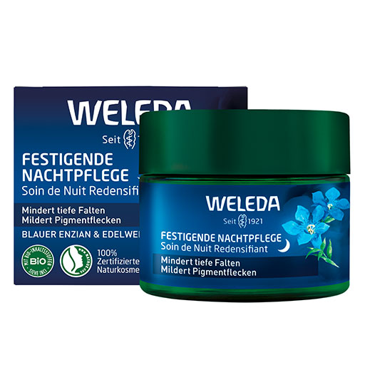 WELEDA festigende Nachtpflege blauer Enz.&Edelwei.  40 ml  Nachtcreme