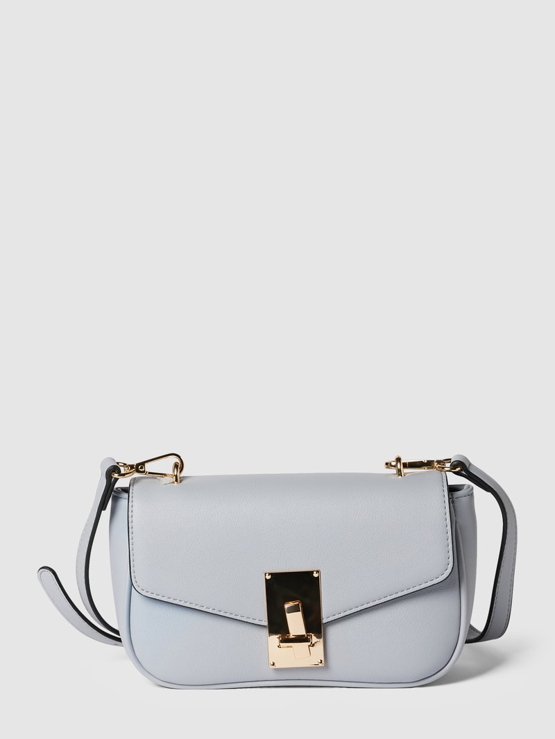 Crossbody Bag mit Klickverschluss Modell 'Birsta' in hellblau