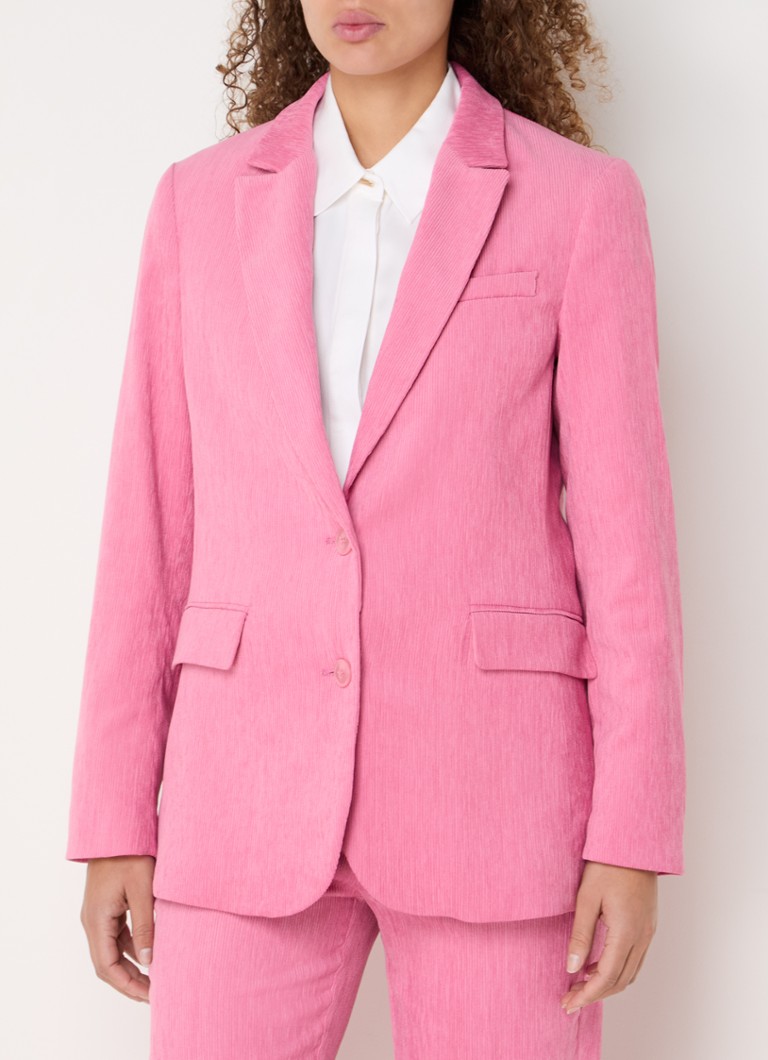Expresso Corduroy Blazer with flap pockets