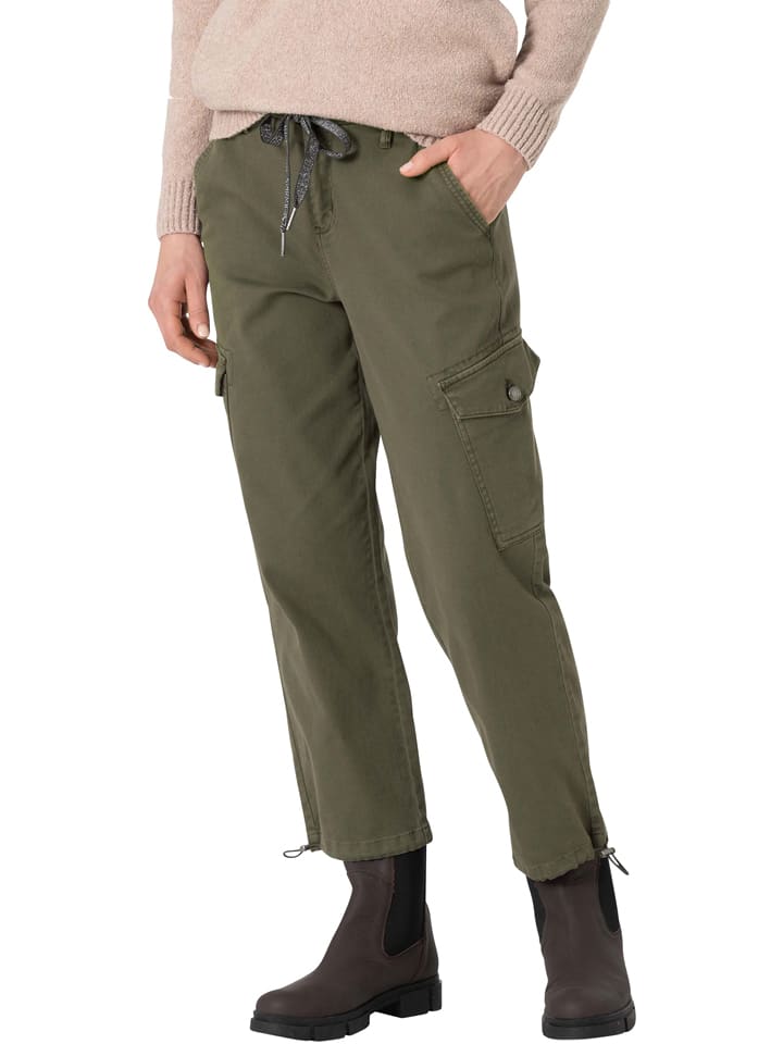 Timezone Cargohose in Khaki günstig kaufen