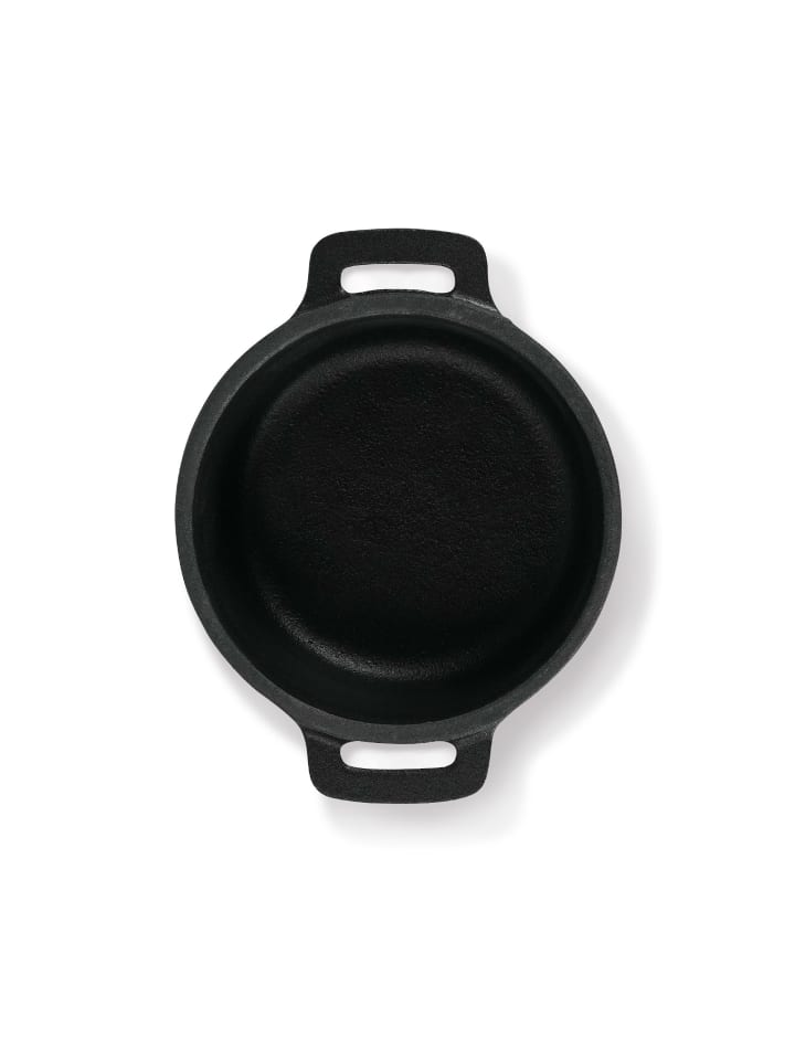 Stoneline Mini Cocotte 9 cm Gusseisen, Kleiner Emaille Topf in Schwarz günstig kaufen 9 cm