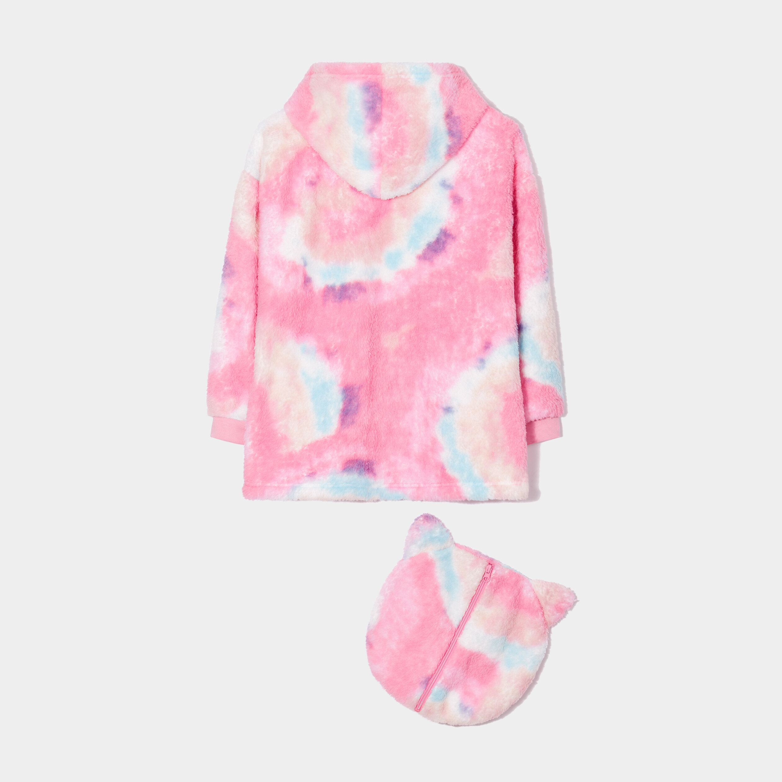 Ensemble pyjama sweat et pochette multicolore fille | La Halle