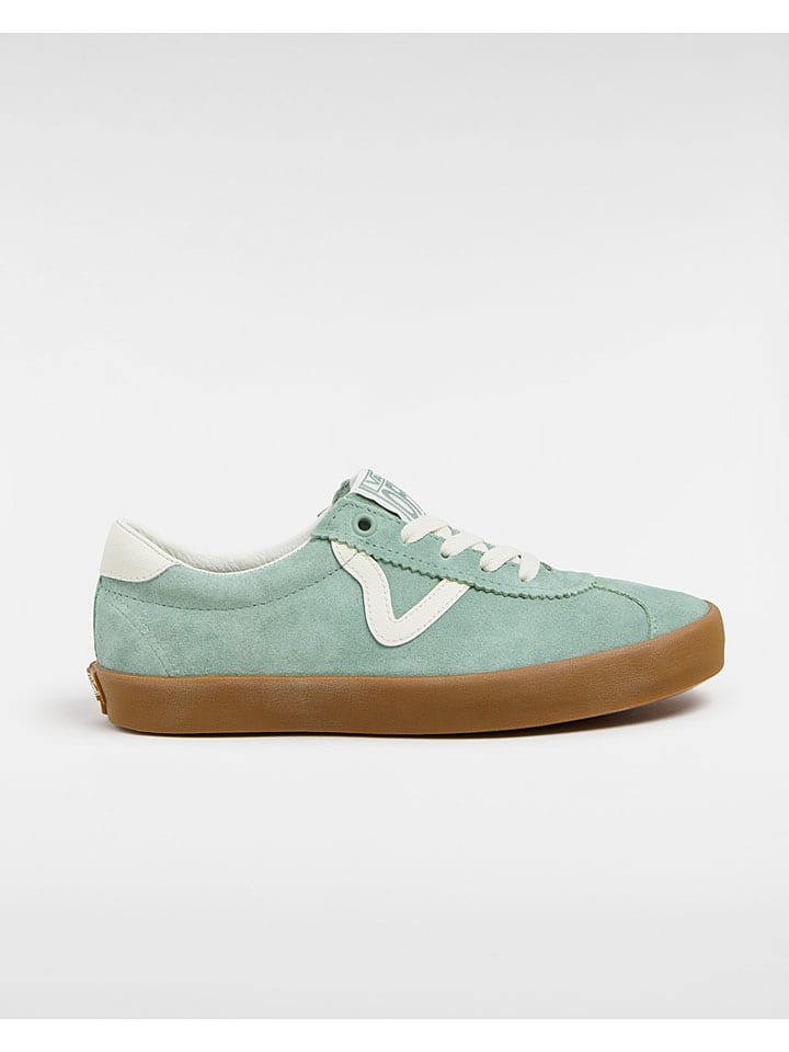 Vans Leder-Sneakers in Mint günstig kaufen