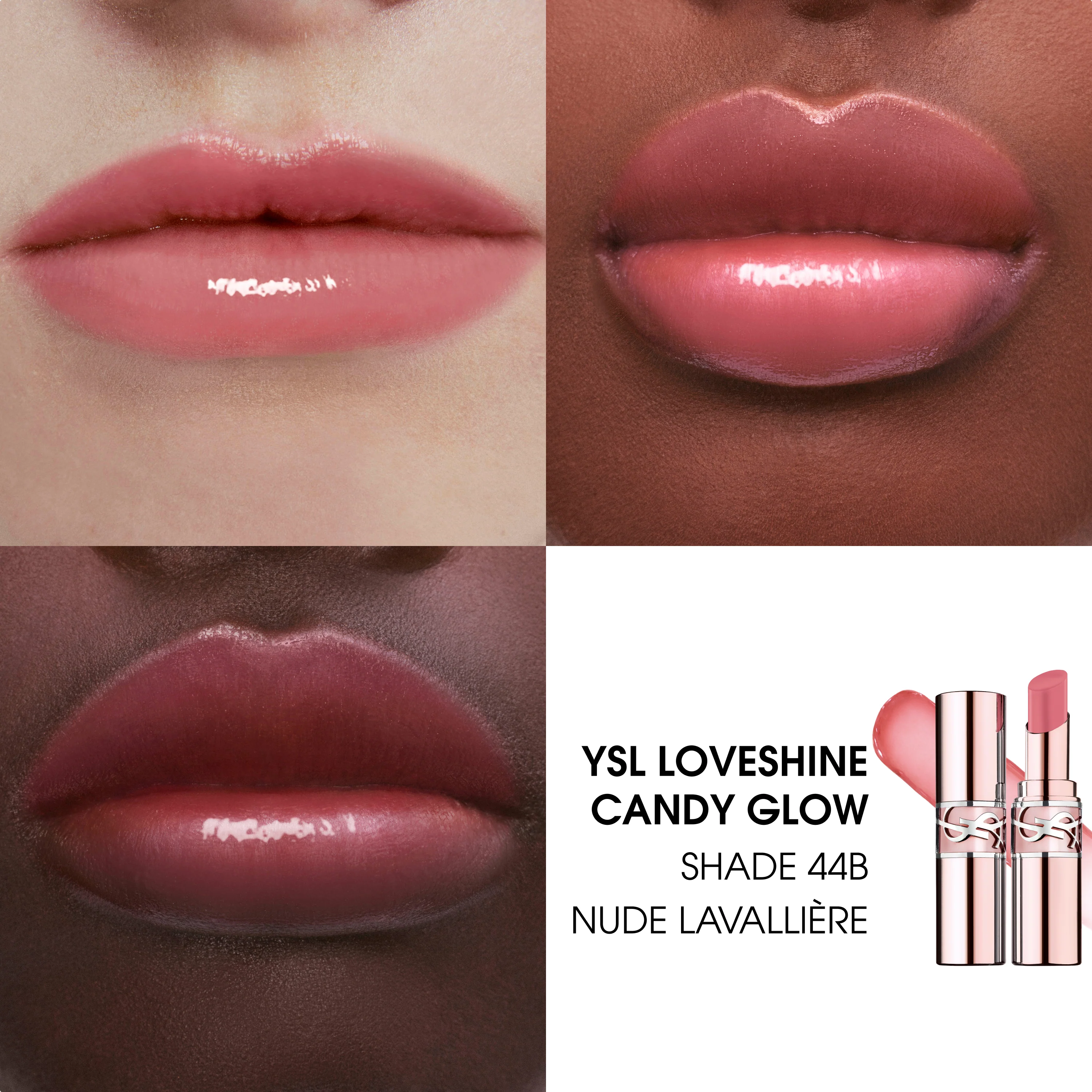 YSL Loveshine Candy Glow Lipstick - Shimmering Lipstick, Lip Balm, Lipstick