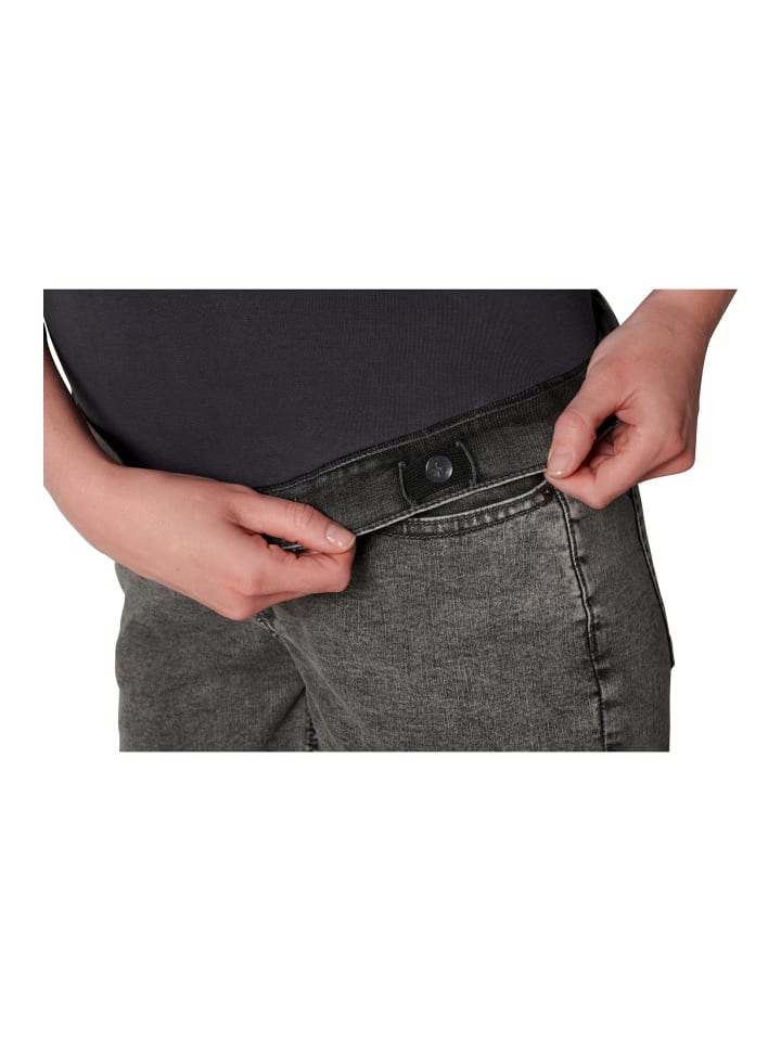Noppies Umstandsshorts Jeans Jamie in Grey Denim günstig kaufen