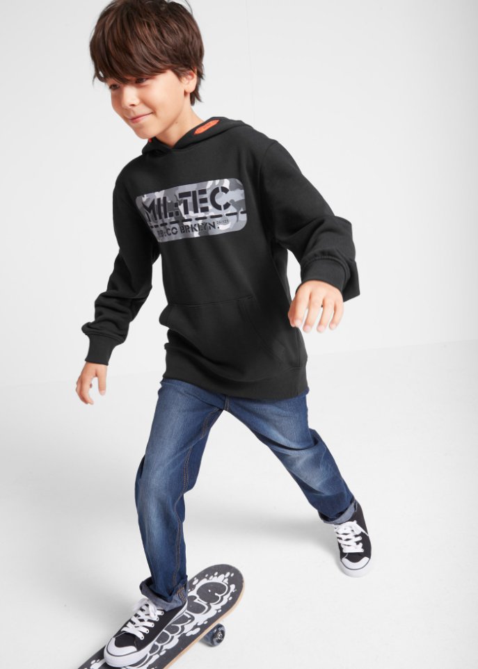 Jungen Kapuzensweatshirt aus Bio-Baumwolle