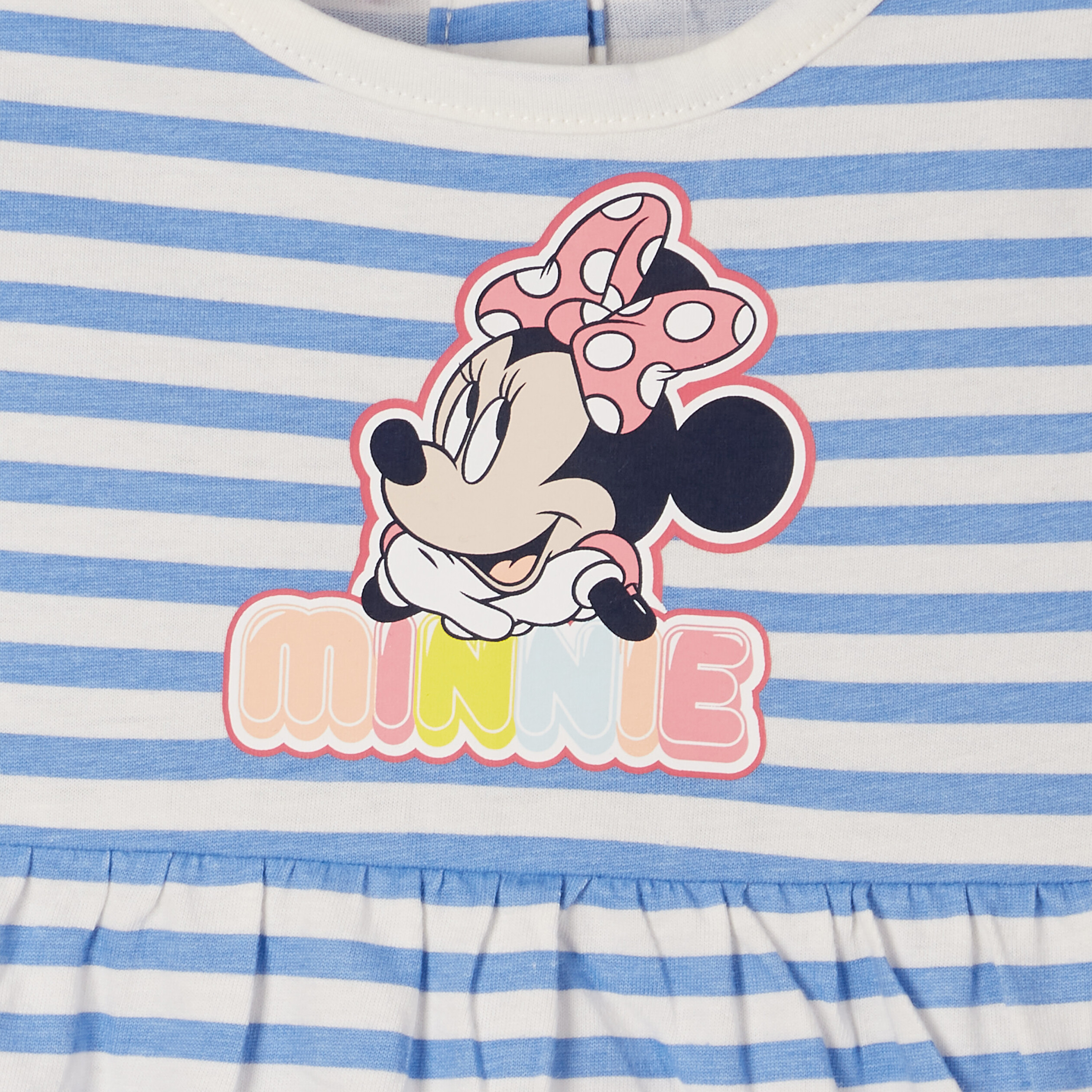 Robe Minnie bleu bébé fille | La Halle