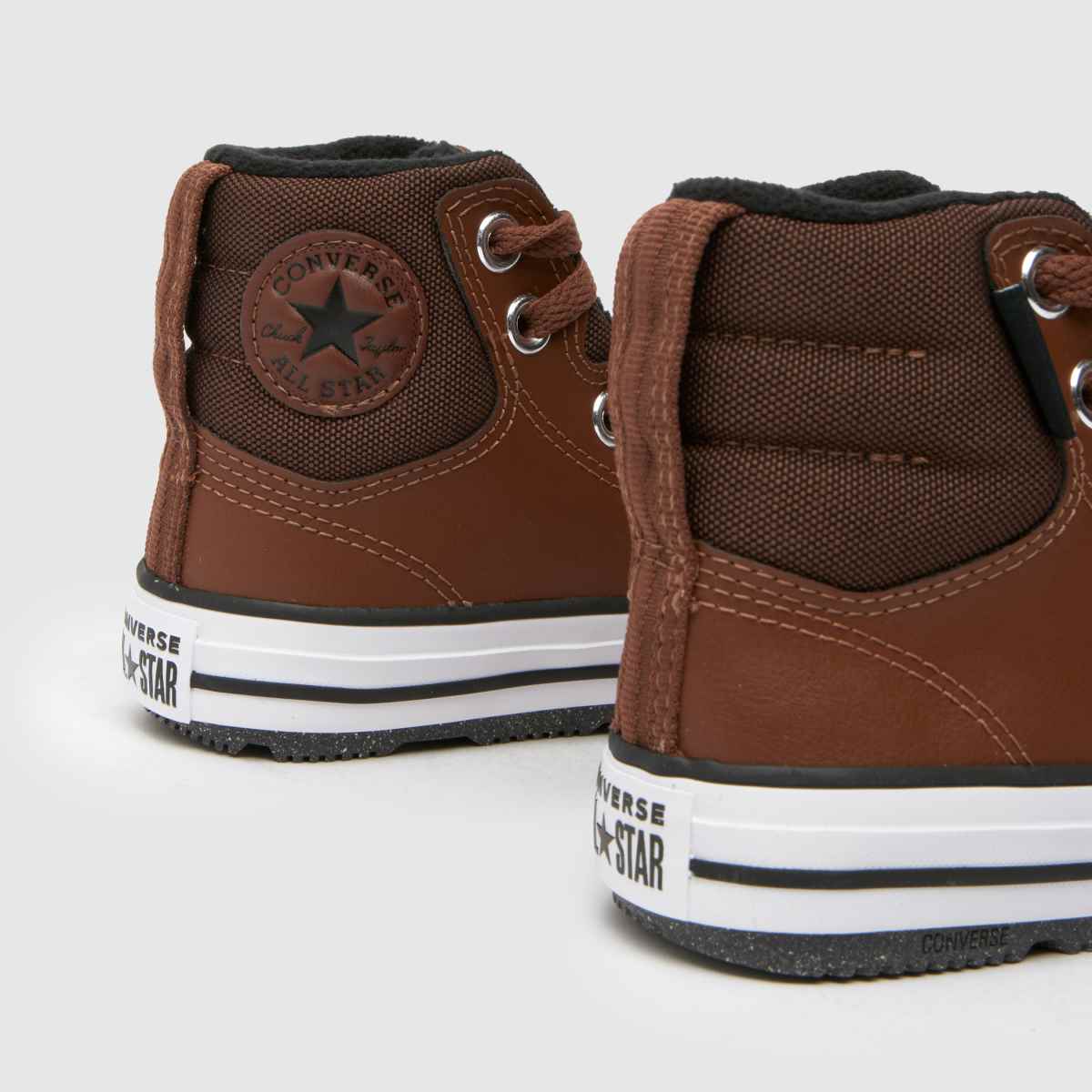 Converse barna és fekete All Star Berkshire fiús junior tornacipő