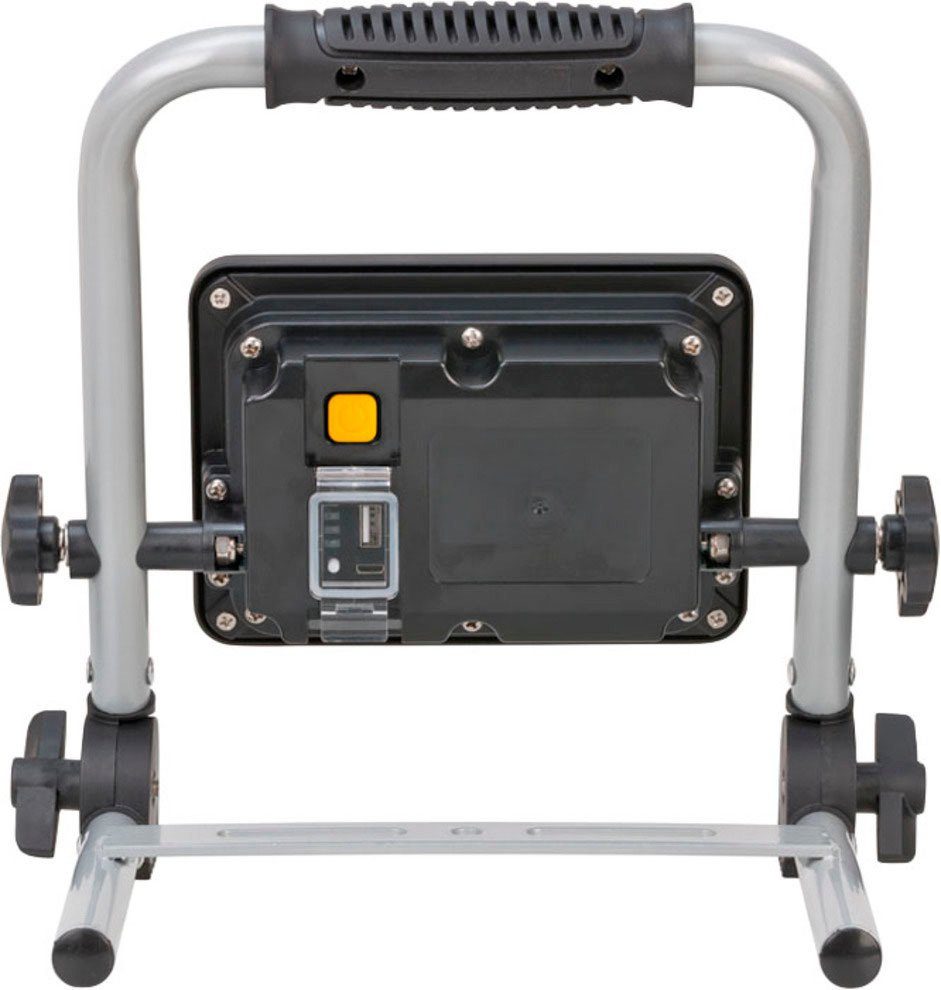 Brennenstuhl LED Baustrahler EL 2000 MA, Ein-/Ausschalter, USB-Anschluss mit Ladefunktion, mehrere Helligkeitsstufen, LED fest integriert, Tageslichtweiß, mit Powerbank-Funktion