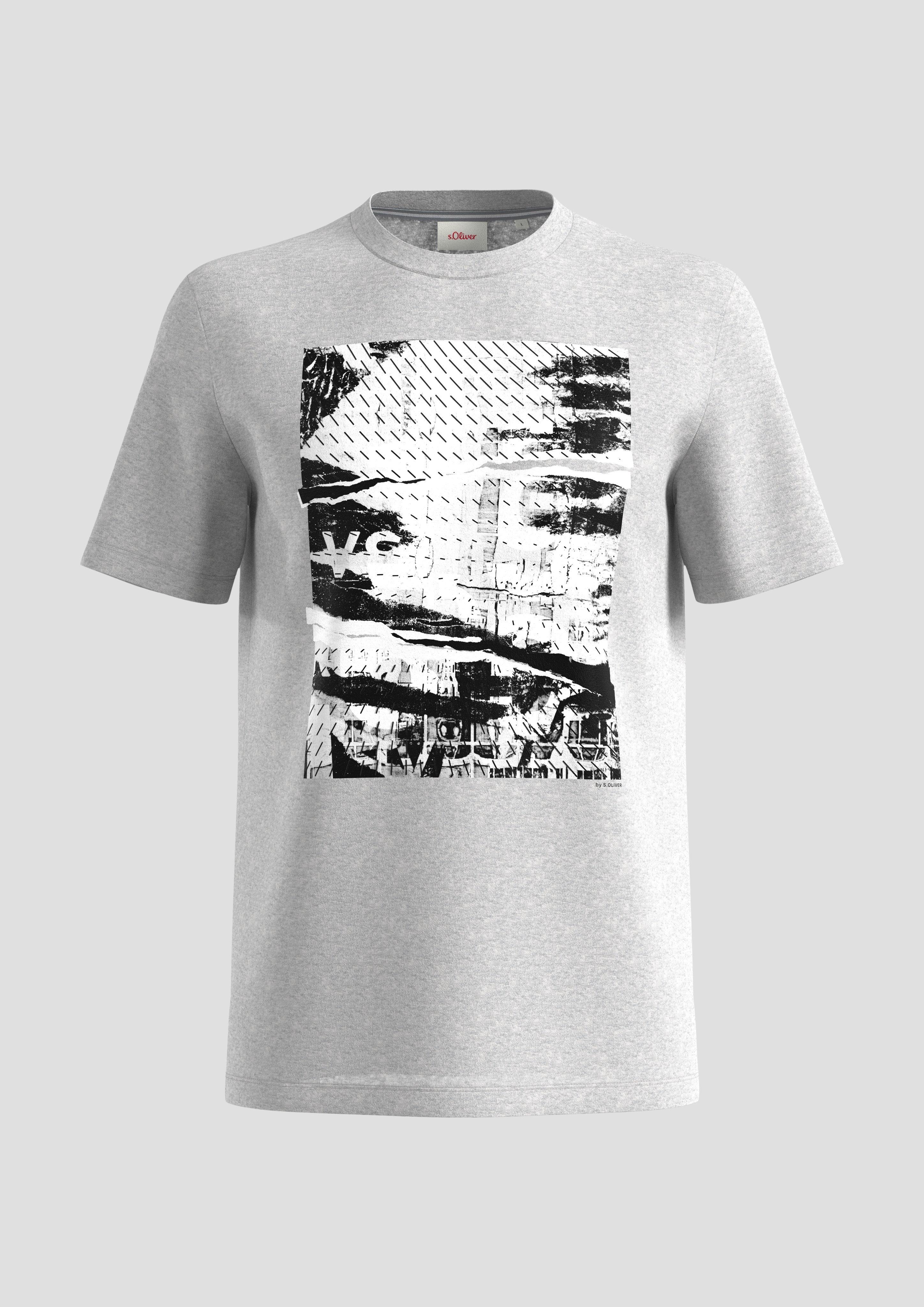T-Shirt mit Frontprint  2138638-90D1