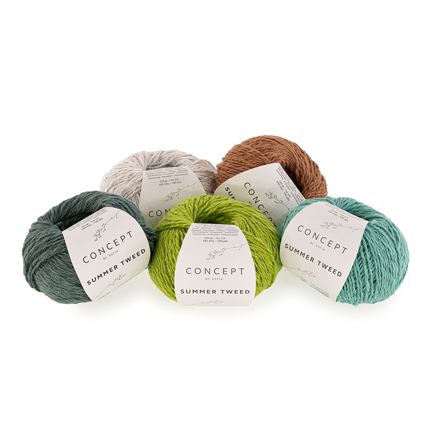 Concept by Katia Wolle Summer Tweed