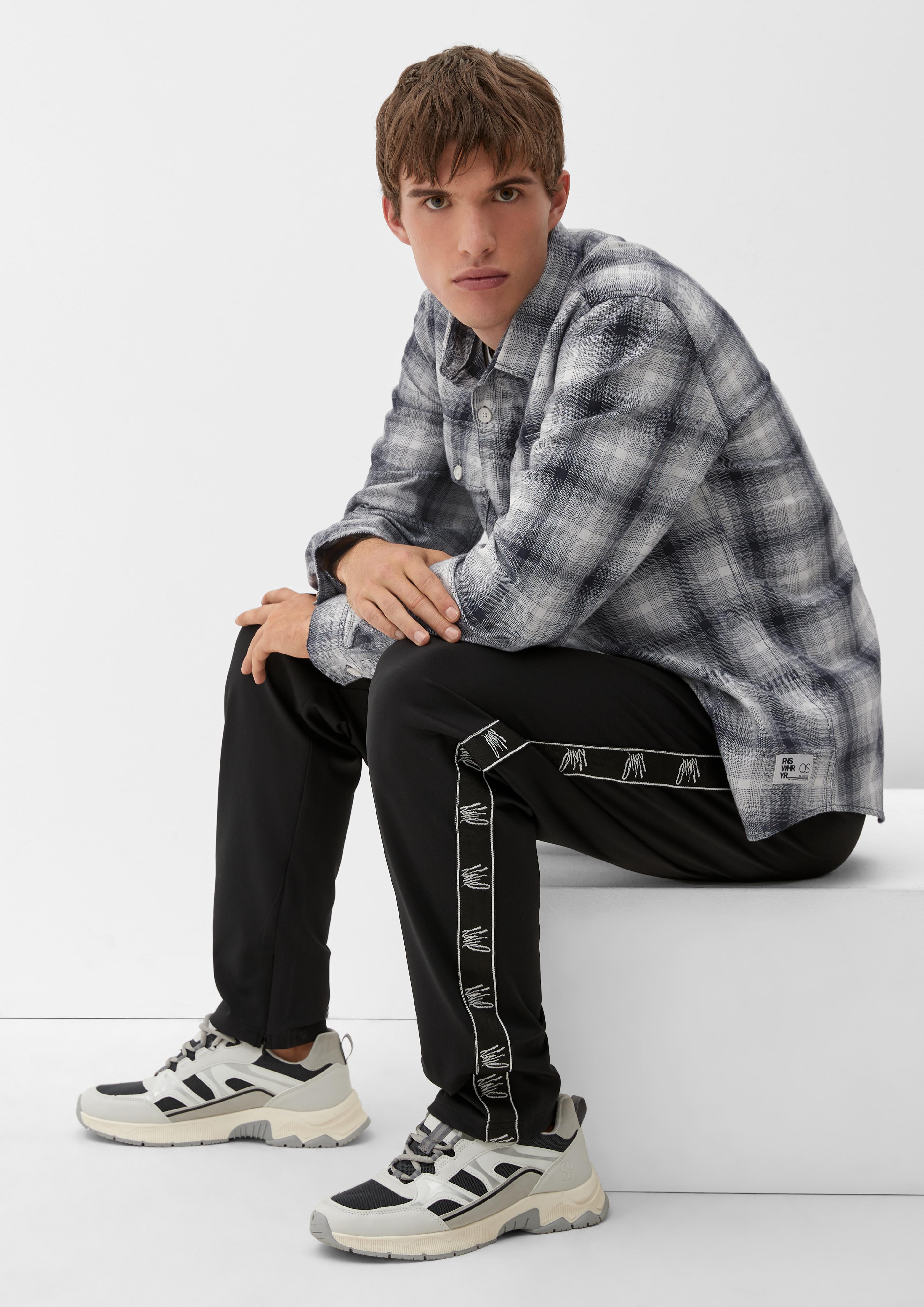 QS x JAMULE Flanellhemd mit Karomuster  2127144-98N0
