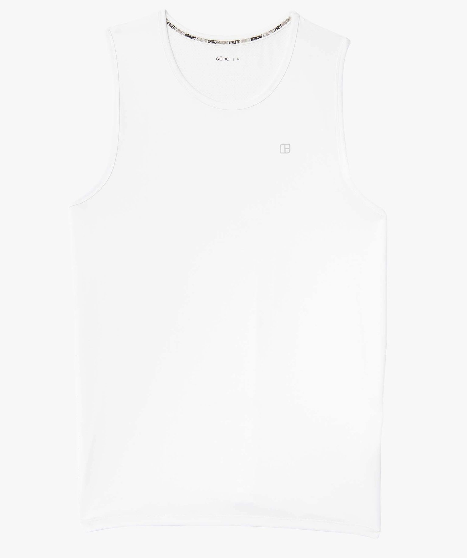 Débardeur homme en maille respirante blanc | GEMO