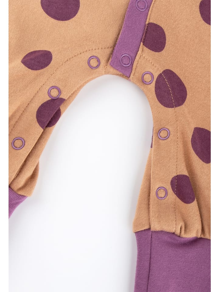 Sigikid Overall Nachtwäsche in braun/lila günstig kaufen