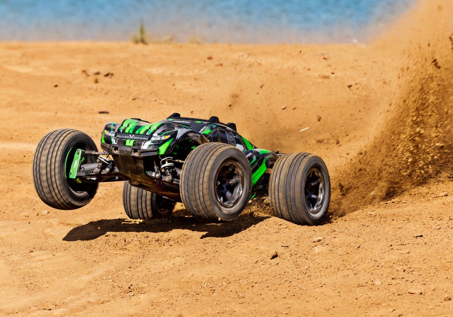 Traxxas RC-Buggy TRAXXAS RC Rustler 4x4 VXL Ultimate Brushless grün 1/10 RTR