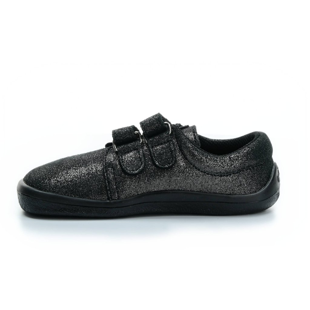 Beda Schwarz Glanz Barfuß-Halbschuhe (BF 0001/W/low)