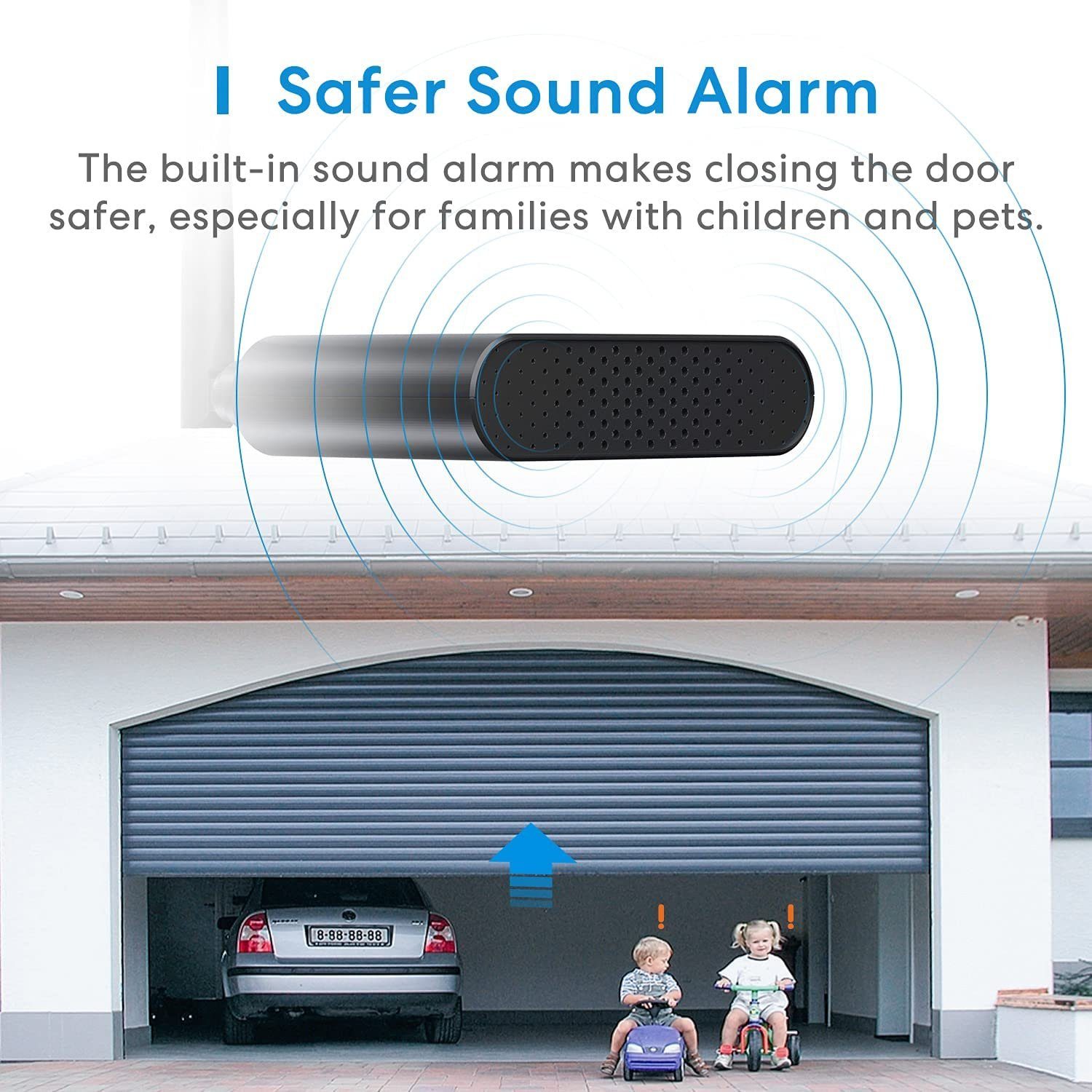 Meross Meross Smart WiFi Garage Door Opener (3 doors) - Garagentor Öffner Smart-Home-Steuerelement
