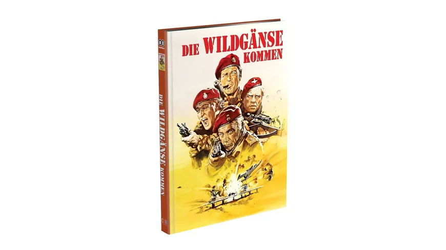 Die Wildgänse kommen - 2-Disc Mediabook Cover A (Blu-ray + DVD) Limited 999 Edition - Uncut