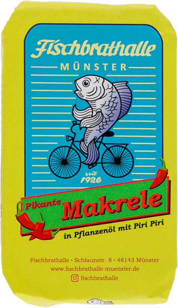 Fischbrathalle Makrele mit Piri Piri