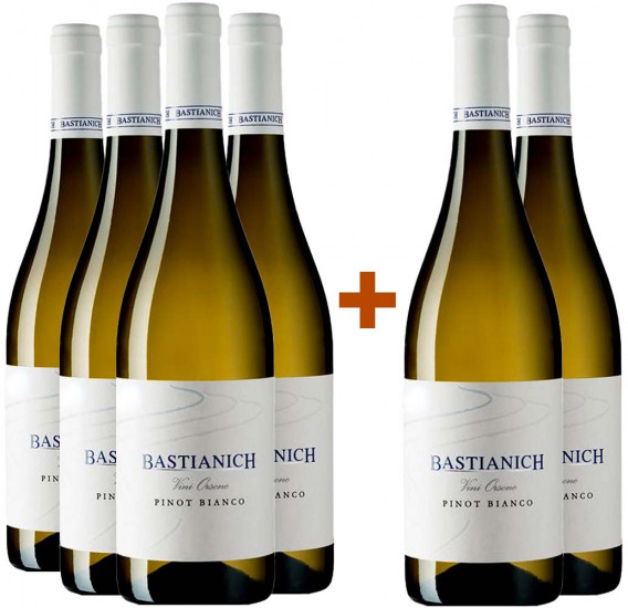 4+2 Paket Pinot Bianco Friuli Colli Orientali DOC trocken - Bastianich