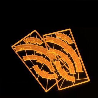 Legion Linienmarkierung Satz - Fluor Orange (8)