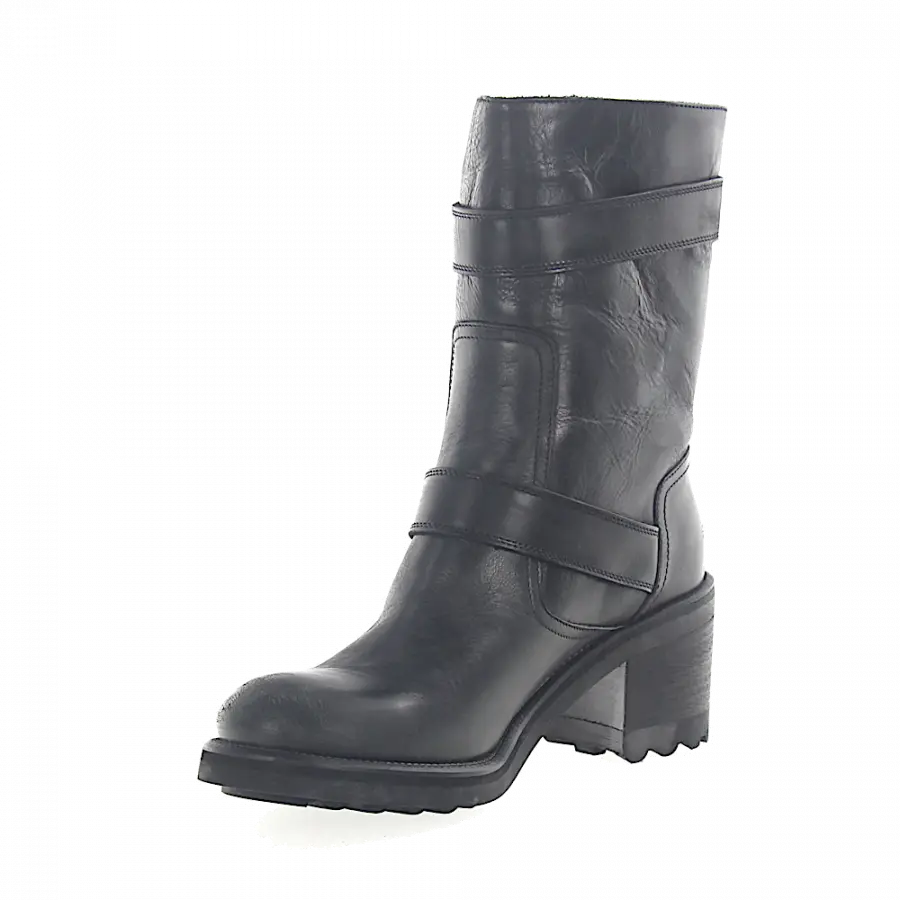 ROSS B. - Stiefel Kalbsleder schwarz - schwarz