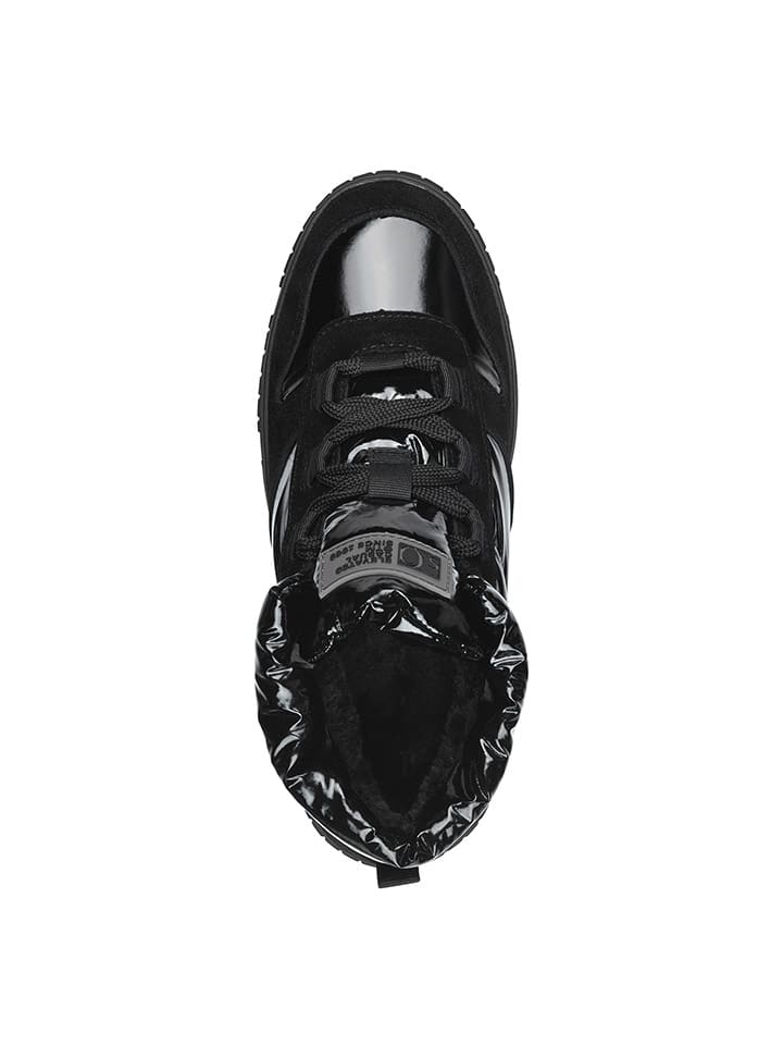 s.Oliver Leder-Boots in Schwarz günstig kaufen