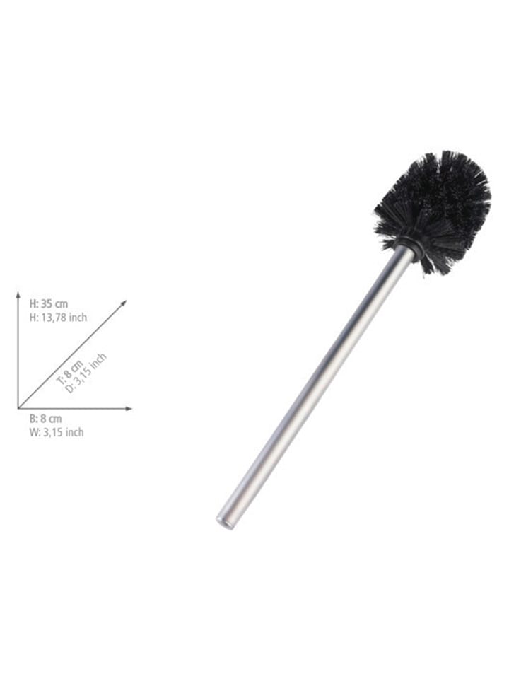 Wenko 2er-Set: WC-Bürsten in Schwarz/ Silber - (L)35 cm günstig kaufen onesize
