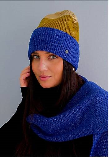 FRAAS Sustainability Edition - Strickmütze mit Colour Blocking