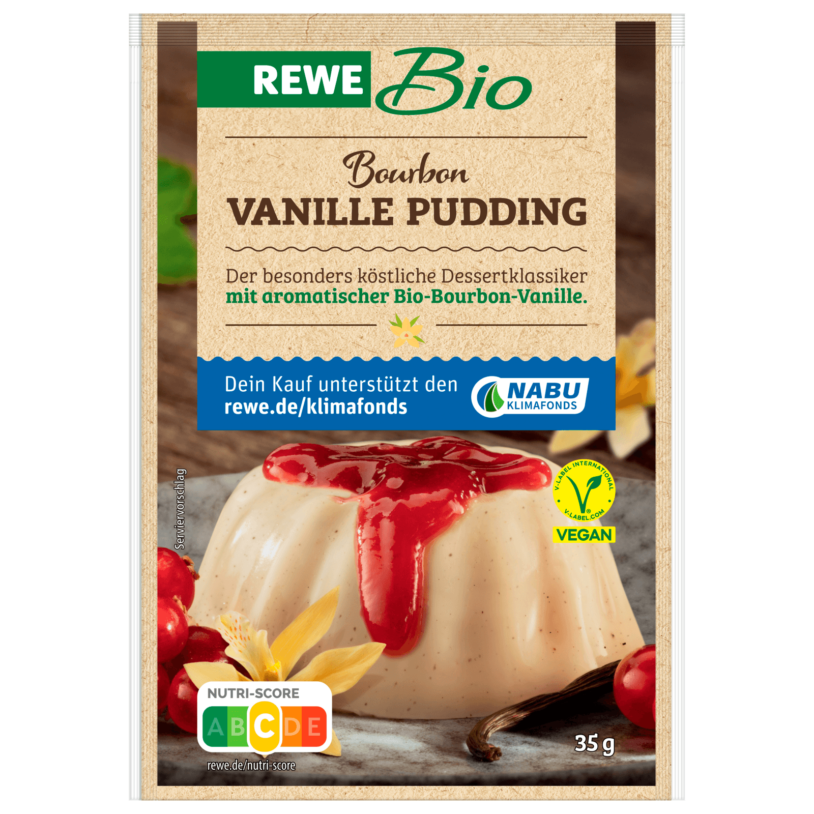 REWE Bio Vanille Pudding 35g