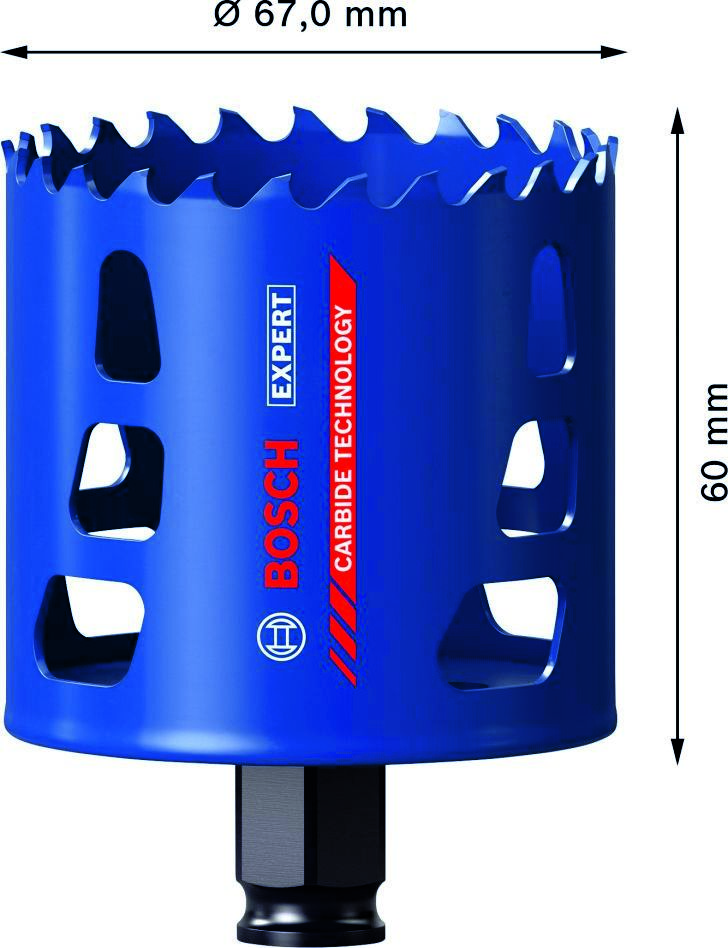 Carotă Bosch Blue Accessories 2608900432 Expert Tough Material 67 x 60 mm