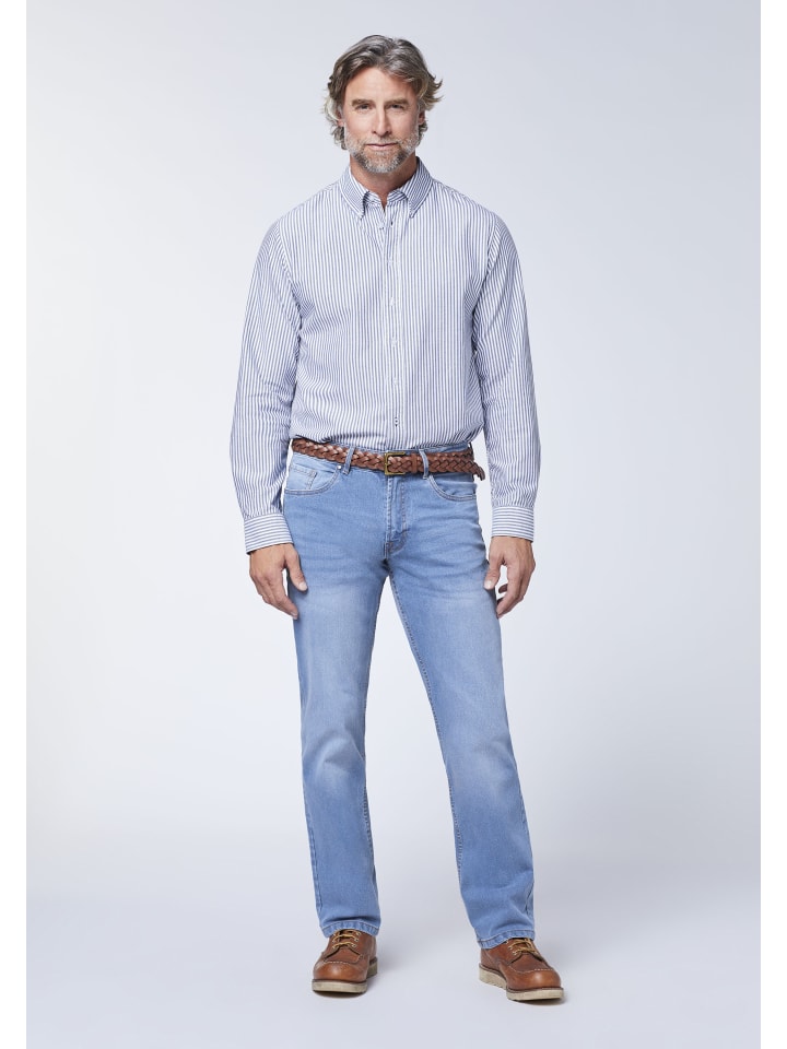 Oklahoma Jeans Jeans in Blau günstig kaufen