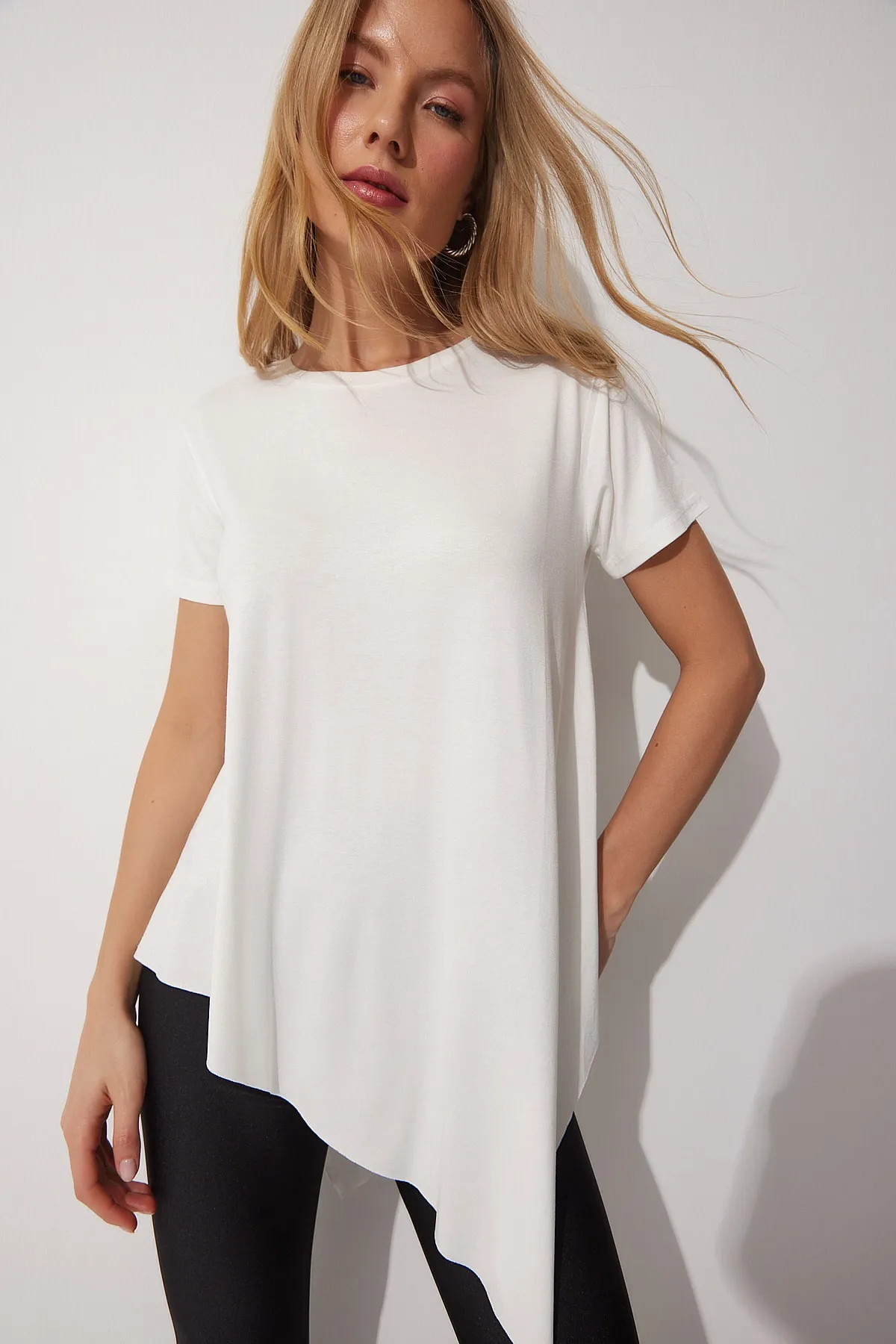 Happiness İstanbul  Tunika - Weiß - Regular Fit