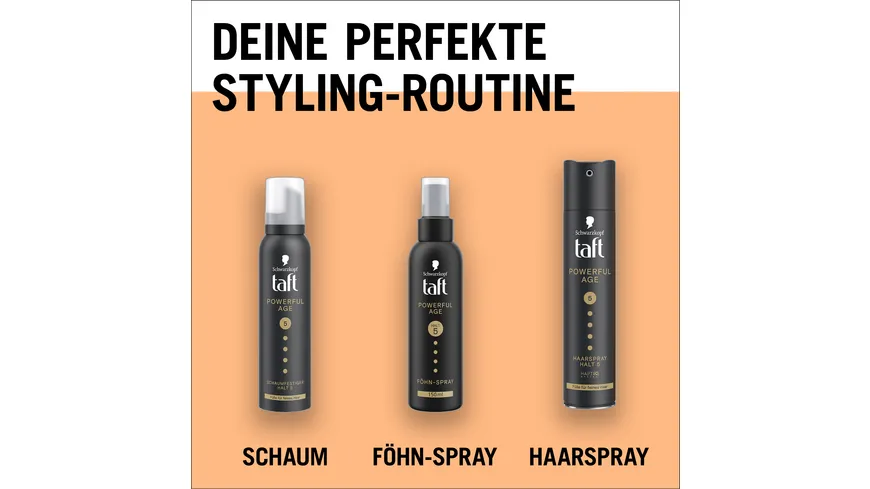 TAFT Haarspray Powerful Age 250 ml Haltegrad 5 - sehr starker Halt 250 ml