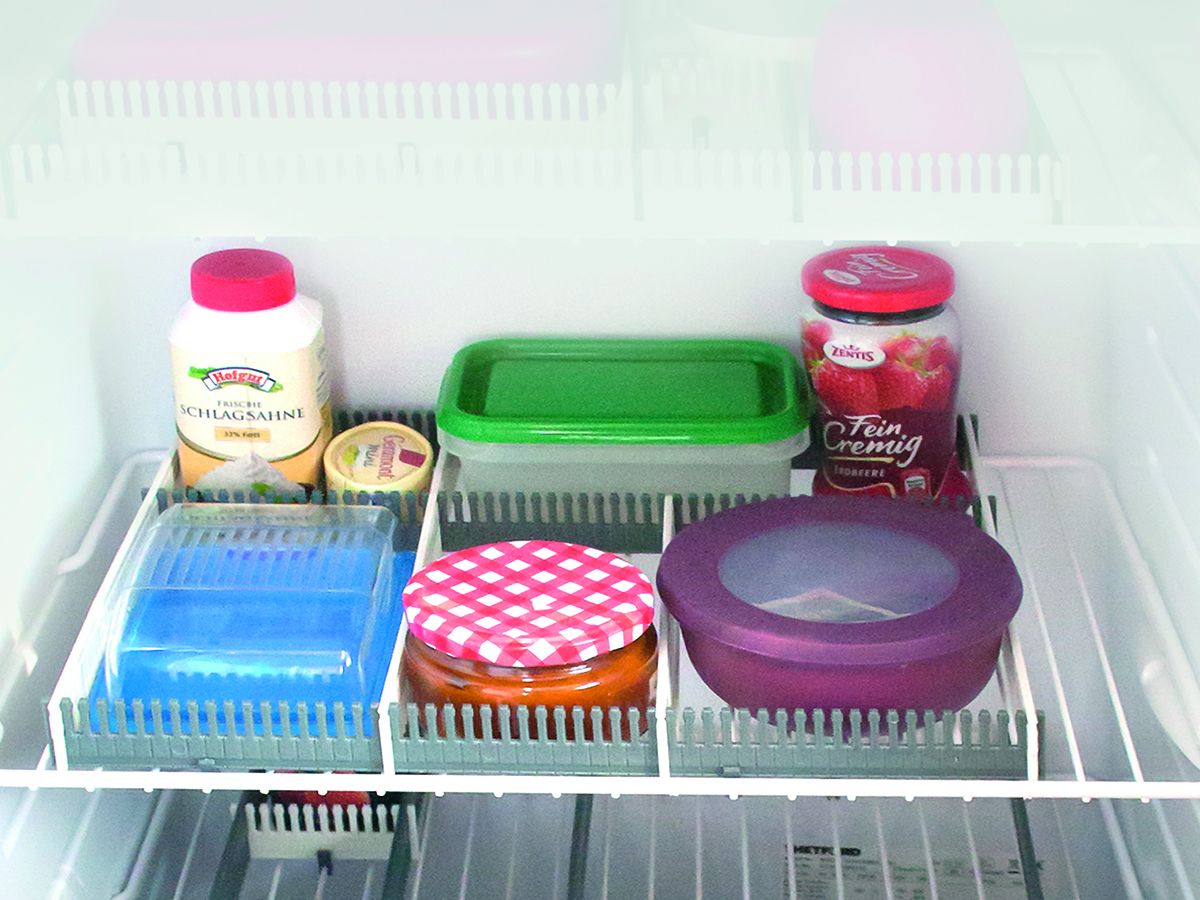 Purvario Kühlschrank Organizer - Grey