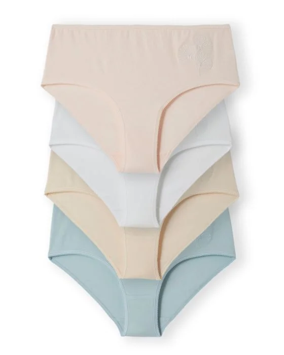 Lot de 4 culottes maxi broderie fantaisie