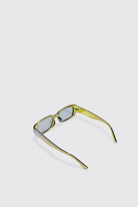 Klobige grüne Sonnenbrille