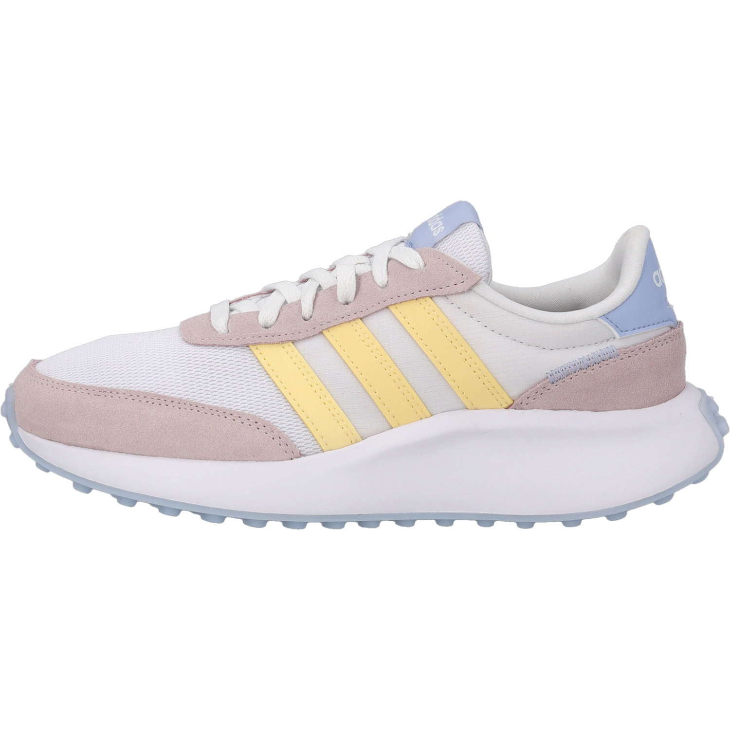 Adidas Run 70s W, Sneakers Low, Damen, white/almost yellow/almost pin