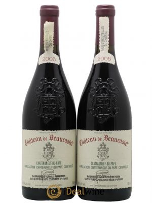 Châteauneuf-du-Pape Château de Beaucastel Famille Perrin  2006 - Lot de 2 Bouteilles